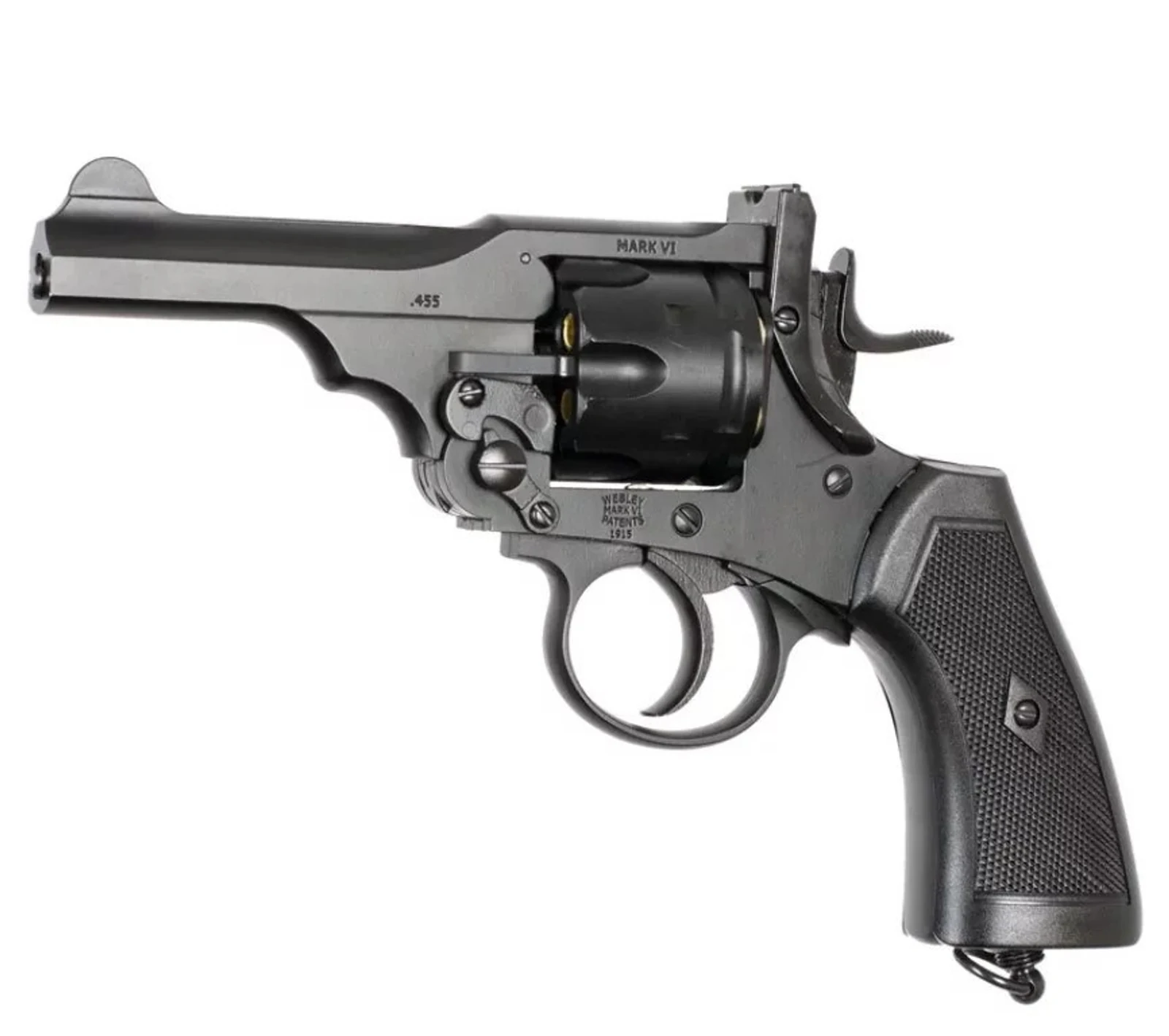 Rewolwer WEBLEY MKVI .455 Police 4" Czarny na CO2 — zdjęcie 1 z 8