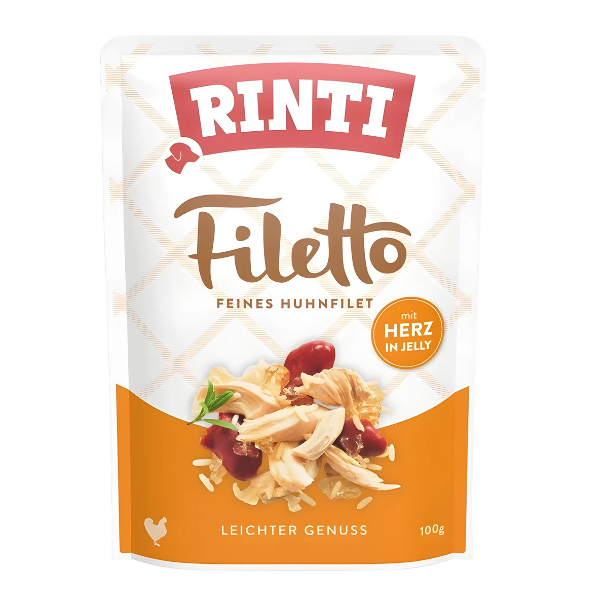 Rinti Filetto kurczak, serca drob. w galaretce 100g