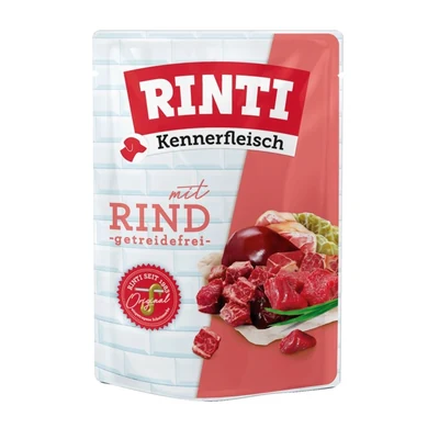 Mokra karma dla psa Rinti Kennerfleisch z wołowiną, saszetka 400g
