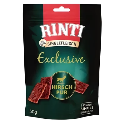 Rinti Singlefleisch Exclusive - przysmak z jelenia 50g