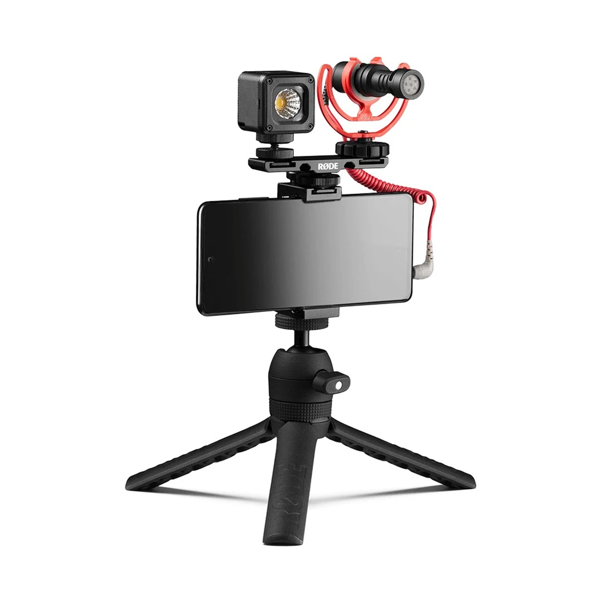 RODE Vlogger Kit Universal - Statyw z mikrofonem i LED fleszem dla smartfonów