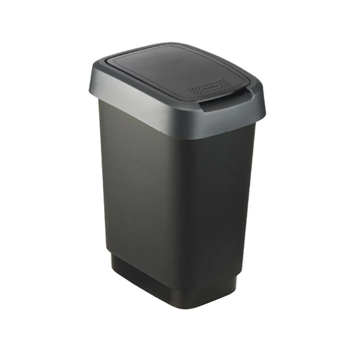 Kosz na śmieci Rotho TWIST 50L srebrny