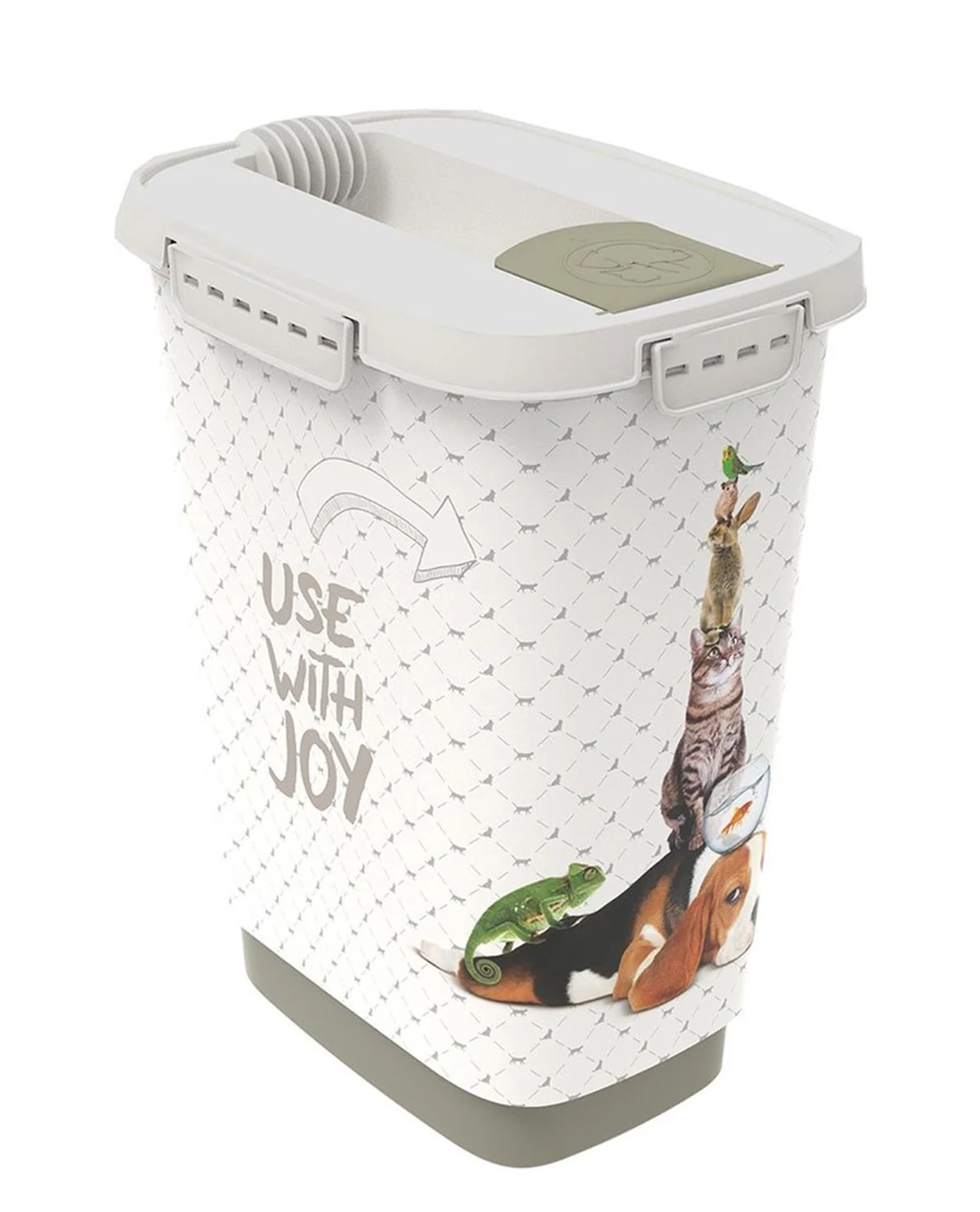 Rotho Pojemnik CODY 10L white na karmę