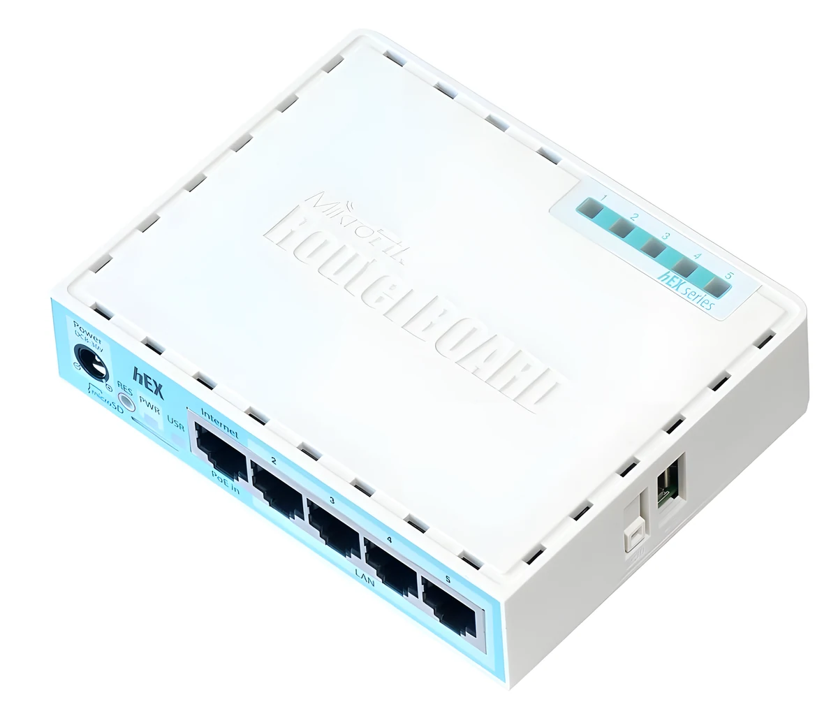 Router MikroTik hEX RB750Gr3 - 5 portów