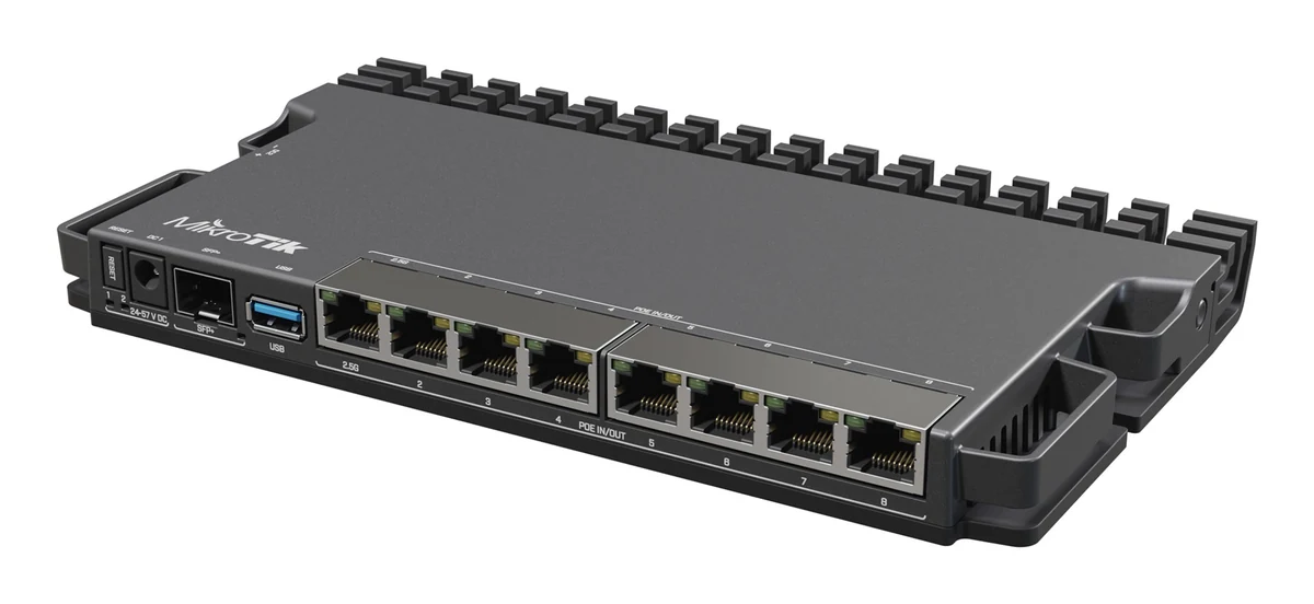 Router Mikrotik RB5009UG Total Ethernet Ports: 9