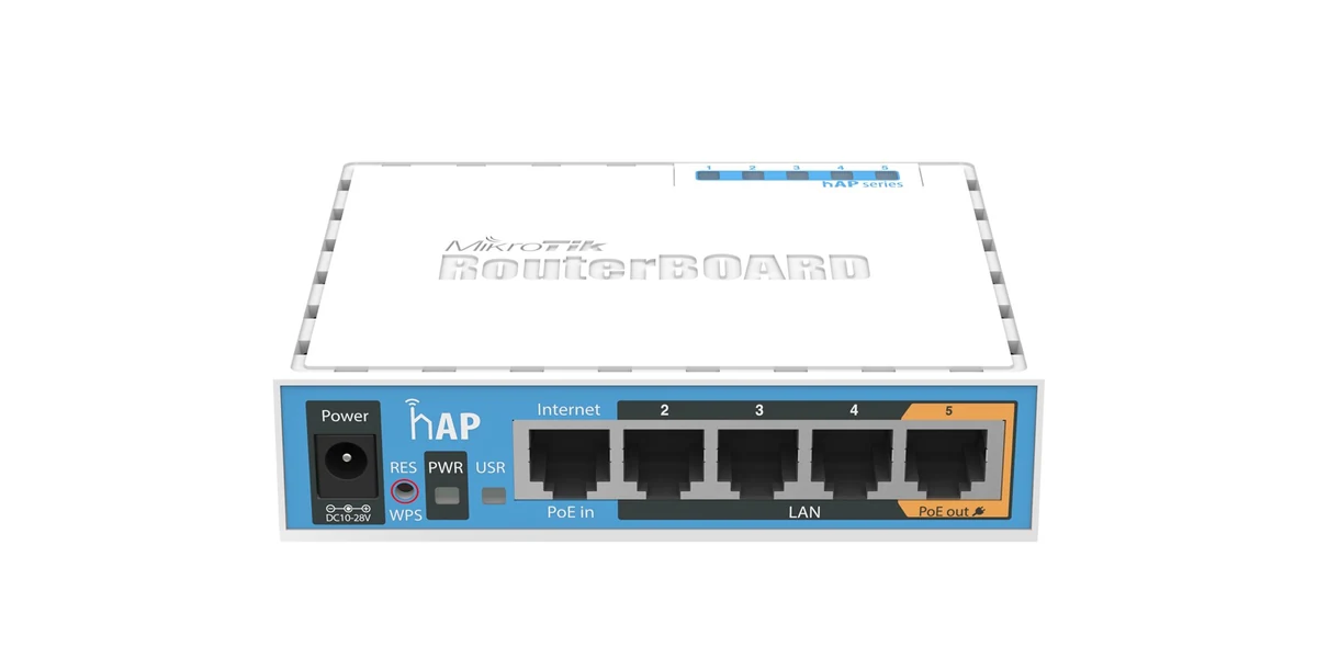 Router WiFi 4 Mikrotik hAP RB951Ui-2nD 2,4GHz