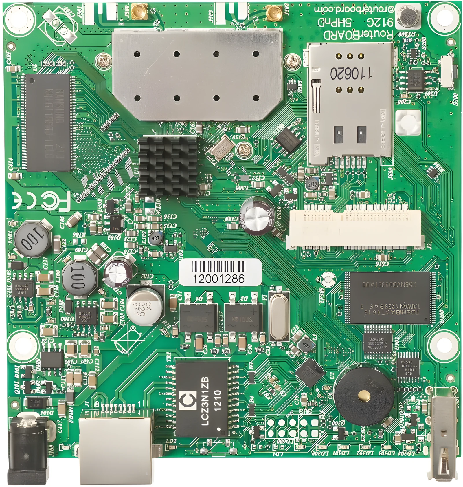 RouterBOARD Mikrotik RB912UAG-5HPnD - Płyta główna