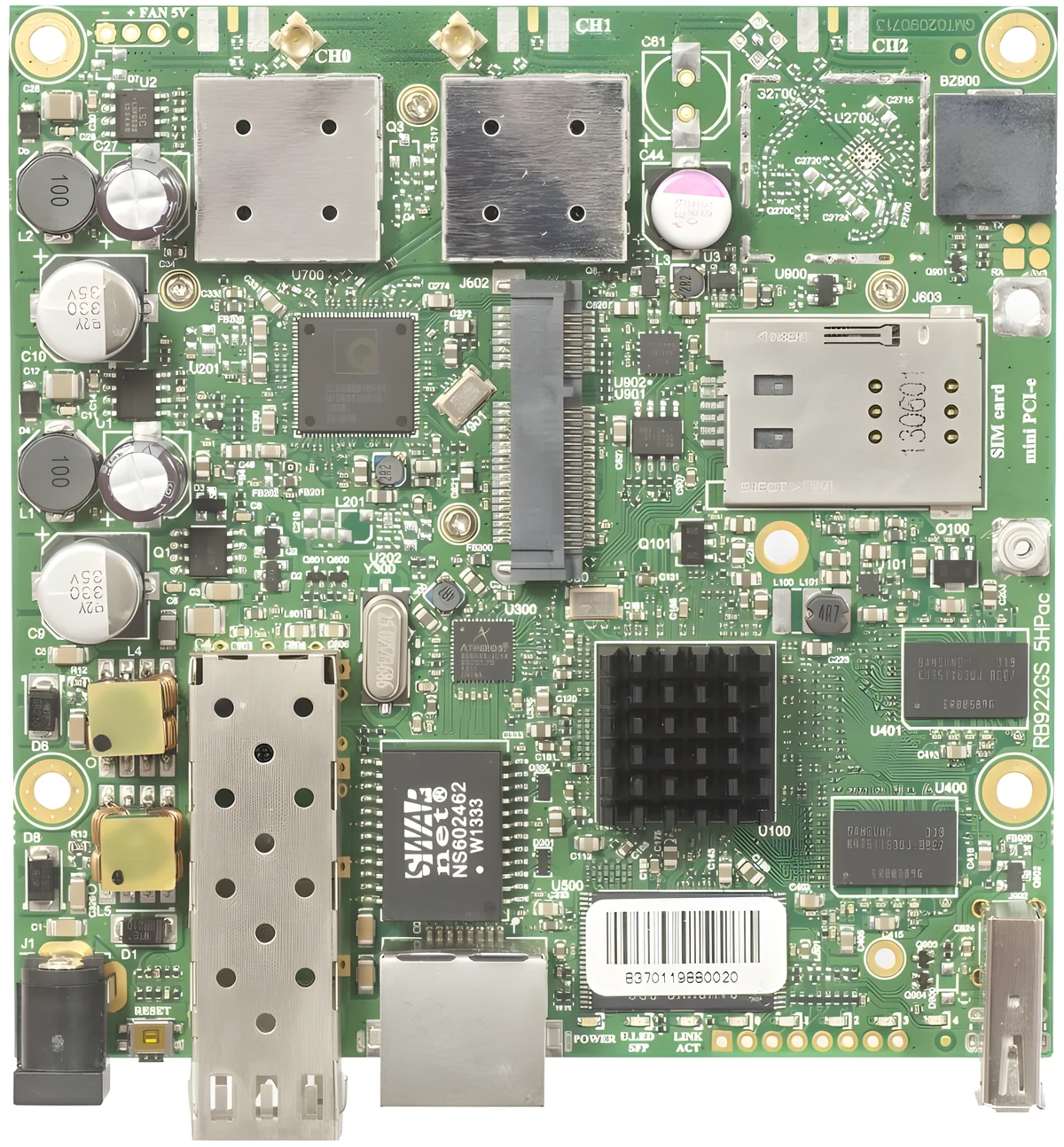 RouterBOARD Mikrotik RB922UAGS-5HPacD - Płyta Głowna