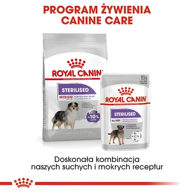 Sucha Karma dla Dorosłych Psów Średnich Ras, Sterylizowanych - Royal Canin Medium Sterilised Adult, 12 kg