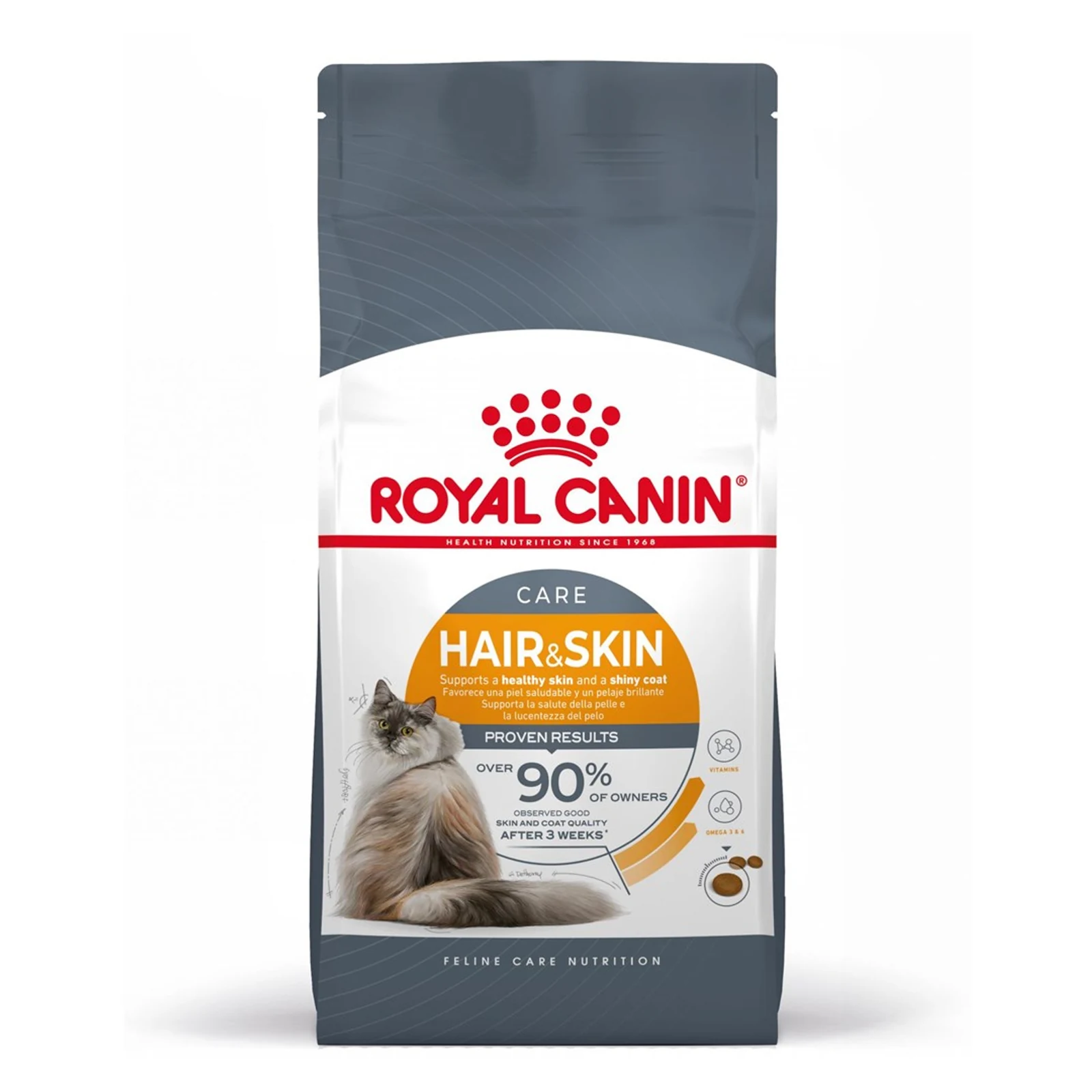 ROYAL CANIN FCN Hair&Skin Care - 4kg Sucha Karma — zdjęcie 1 z 8