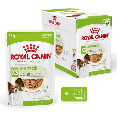 Royal Canin X-Small Adult, Karma mokra dla dorosłych psów małych ras, 12 saszetek po 85g
