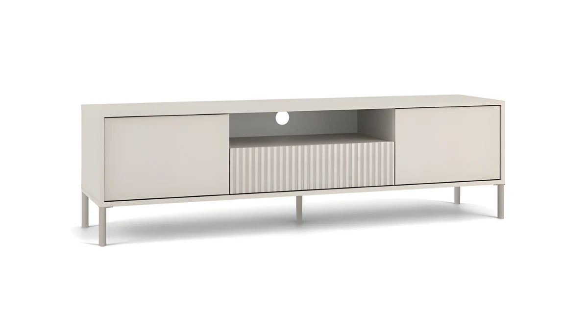 RTV KAMARO 160 SLIM - Stolik RTV z nogami