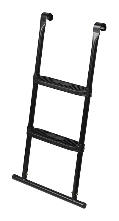 Drabinka do trampoliny Salta 98x52 cm, czarna, stalowa