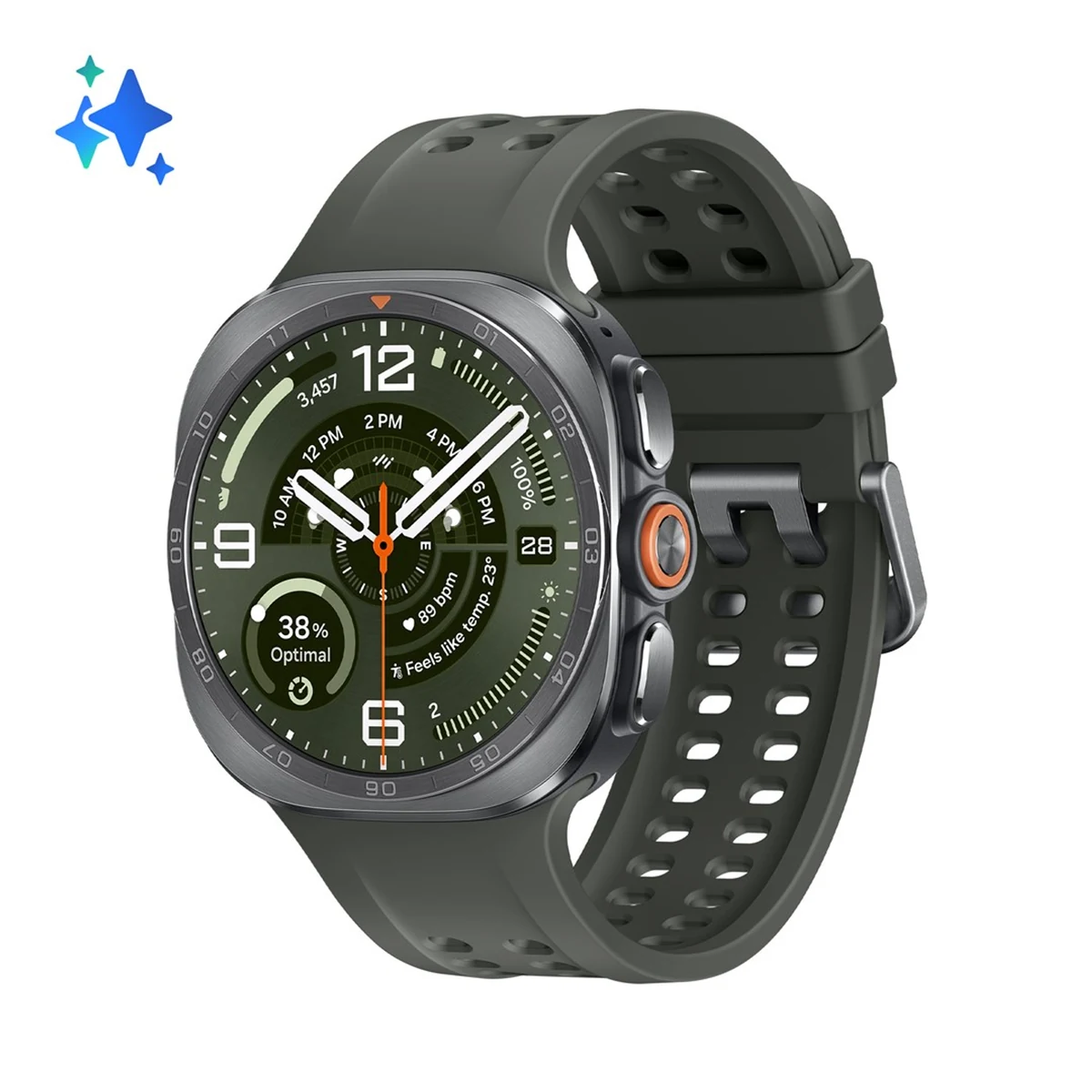 Samsung L715 Galaxy Watch Ultra2 LTE (47 mm) EU Titanium Silver (model 2026)