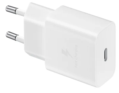 Ładowarka sieciowa Samsung 15W USB-C z szybkim ładowaniem; Biała