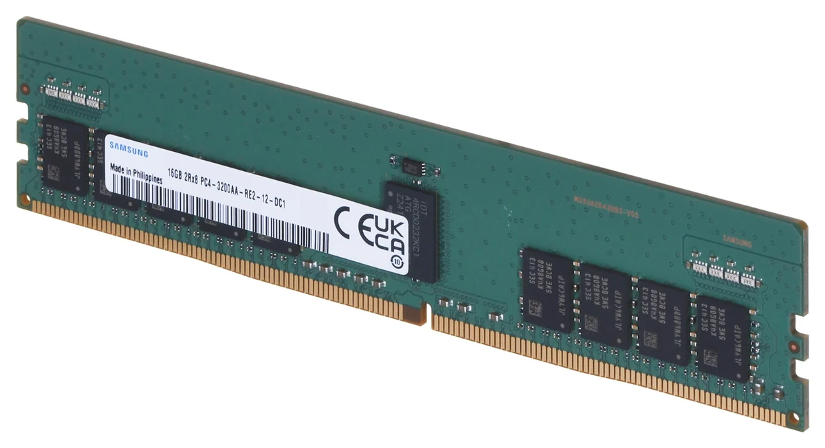 Pamięć serwerowa Samsung RDIMM 16GB DDR4 3200MHz z ECC