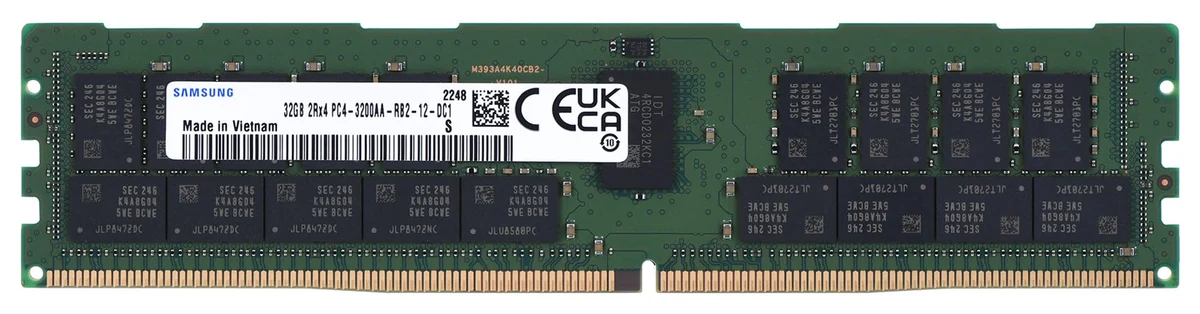 Pamięć serwerowa Samsung RDIMM 32GB DDR4 3200MHz ECC