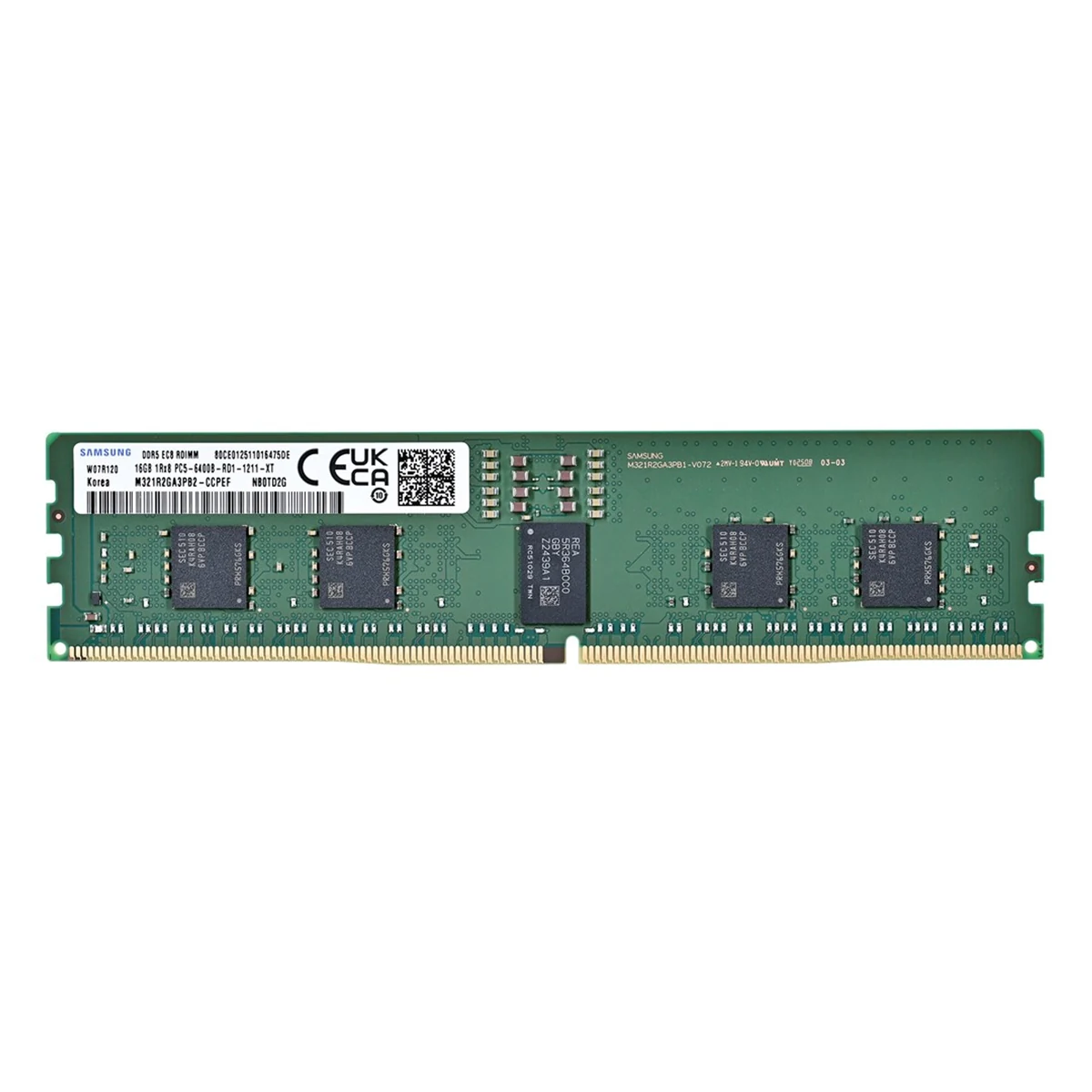 Pamięć serwerowa Samsung DDR5 RDIMM 16GB 6400MHz z ECC
