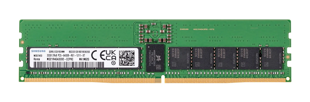 Pamięć serwerowa Samsung DDR5 32GB 6400MHz ECC RDIMM