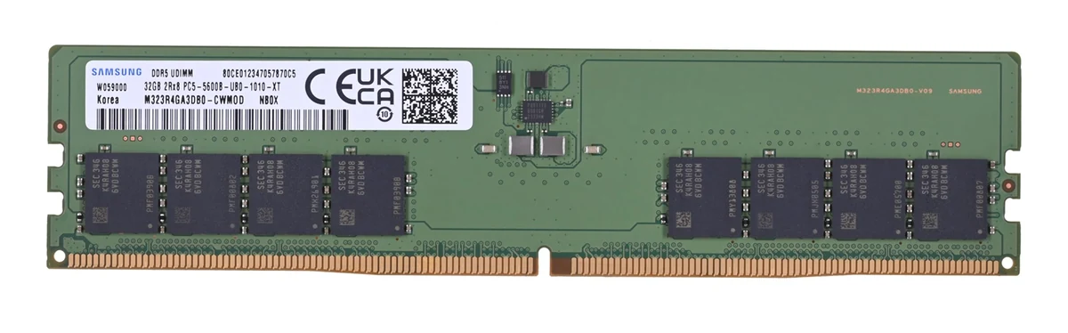 Samsung UDIMM 32GB DDR5 5600MHz PC5-44800