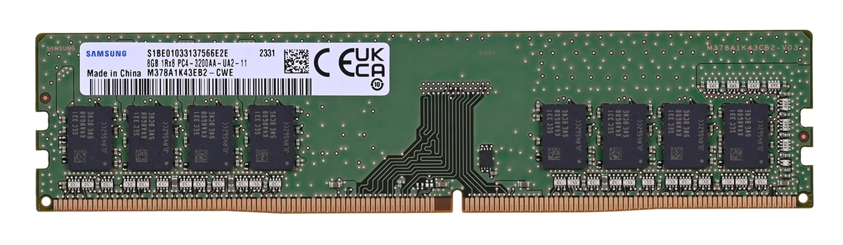 Samsung UDIMM 8GB DDR4 3200MHz PC4-25600