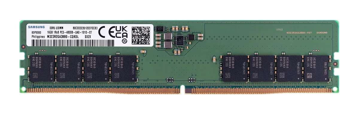 Samsung UDIMM DDR5 4800MHz ECC