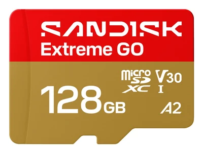 Karta microSD SanDisk Extreme Go 128GB UHS-I, 240 MB/s odczyt / 120 MB/s zapis