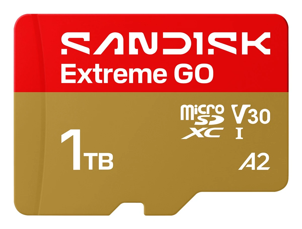 Sandisk Extreme Go microSD UHS-I 1TB MicroSD 240MB/s(R) / 160MB/s(W)