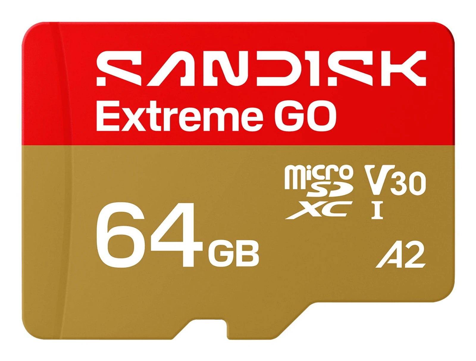 Sandisk Extreme Go microSD UHS-I 64GB MicroSD 170MB/s(R) / 80MB/s(W)