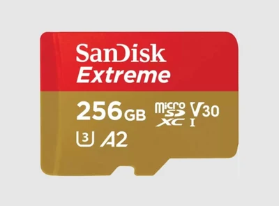 Karta microSDXC SanDisk Extreme 256 GB, 190/130 MB/s