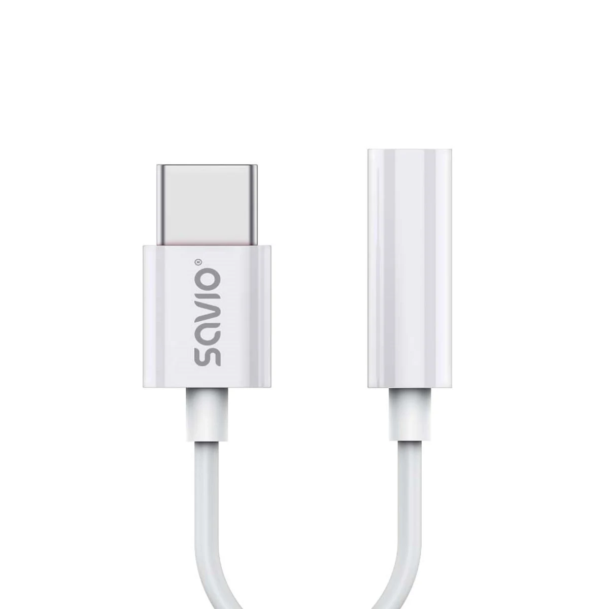 SAVIO ADAPTER USB-C - MINI JACK 3,5 MM AK-51