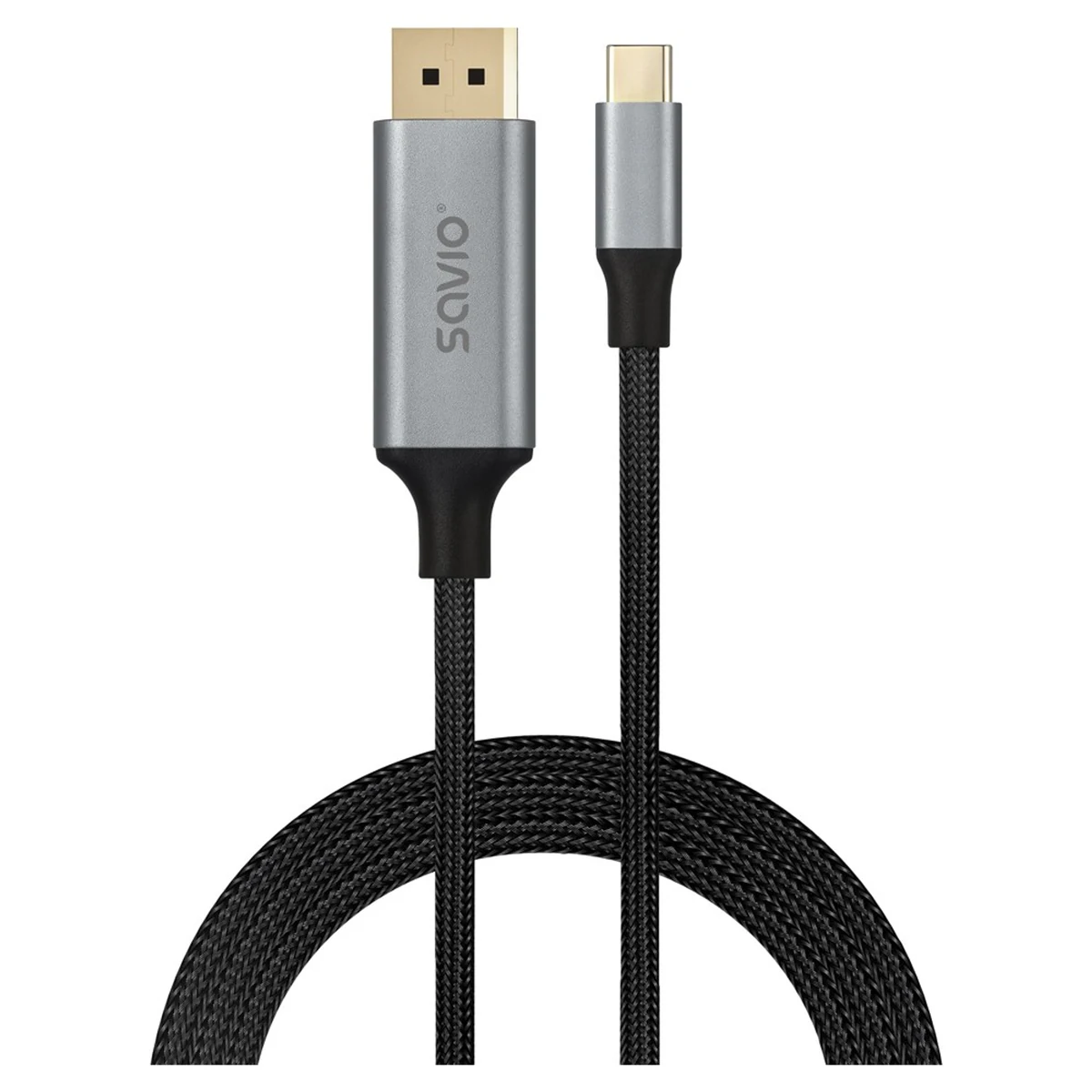 SAVIO KABEL USB-C – DISPLAYPORT 8K 2M 60HZ CL-208