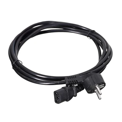Kabel zasilający kątowy SAVIO CL-146, Schuko, 3m