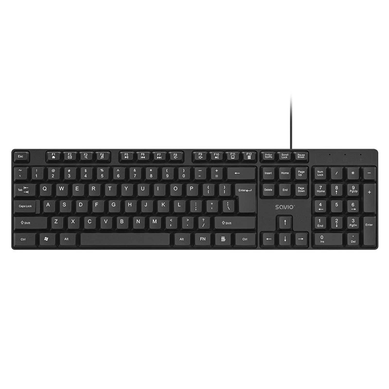 SAVIO KLAWIATURA PRZEWODOWA KB-01 — zdjęcie 1 z 8