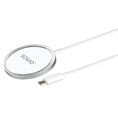 Ładowarka indukcyjna SAVIO LA-11 15W z kablem 1m