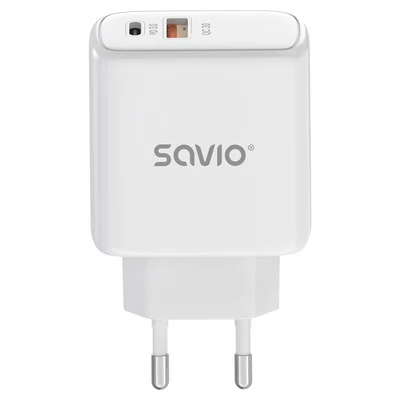 Ładowarka sieciowa SAVIO 20W z szybkim ładowaniem 3.0