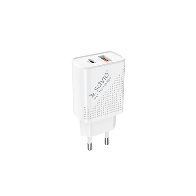 Ładowarka sieciowa USB SAVIO LA-04 18W