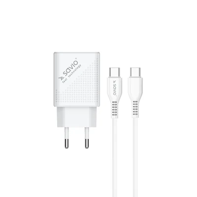 Ładowarka sieciowa USB SAVIO Quick Charge 18W