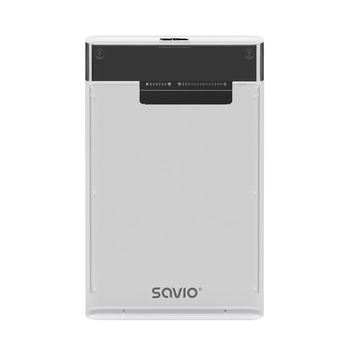 SAVIO Obudowa HDD/SSD 2,5" Przezroczysta USB 3.0