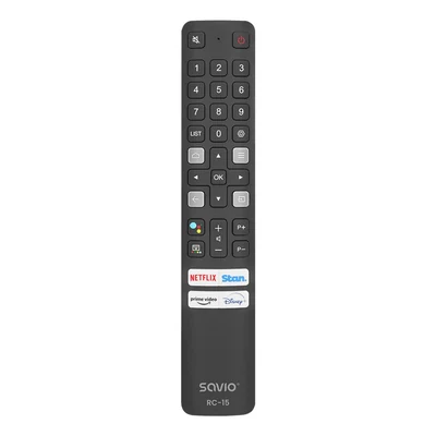 Pilot uniwersalny do TV TCL Smart TV - Savio RC-15