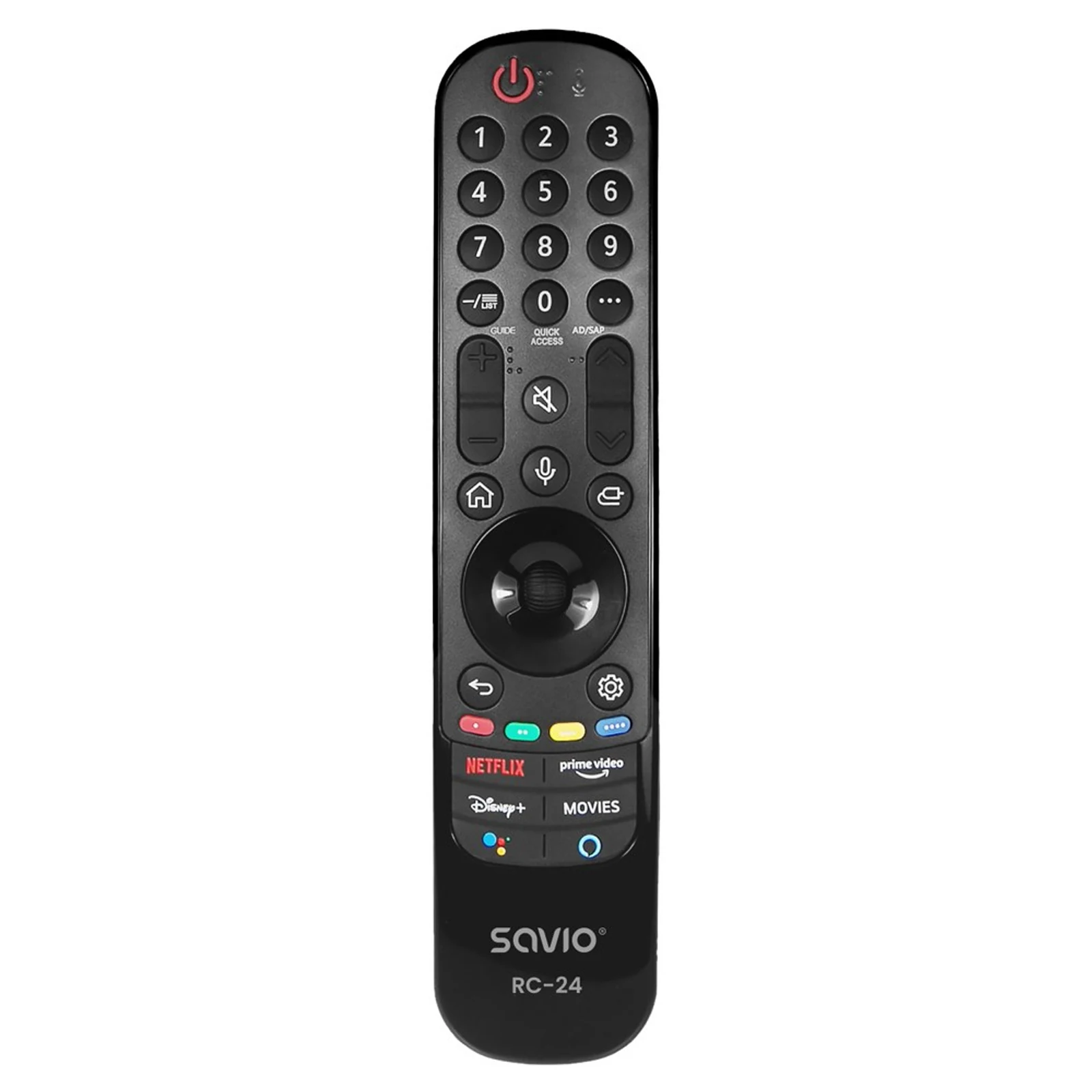 SAVIO PILOT UNIWERSALNY/ZAMIENNIK DO TV LG - RC-24 — zdjęcie 1 z 3