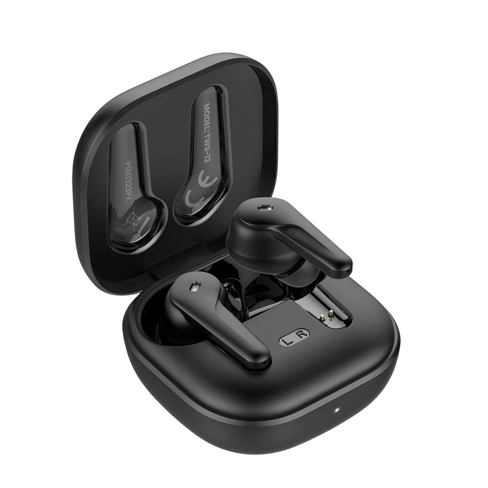 SAVIO TWS-12 Słuchawki Bluetooth 5.3 ANC Czarny — zdjęcie 1 z 8
