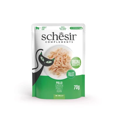 Karma mokra dla dorosłych kotów - SchesiR Fileciki z Kurczaka 70g