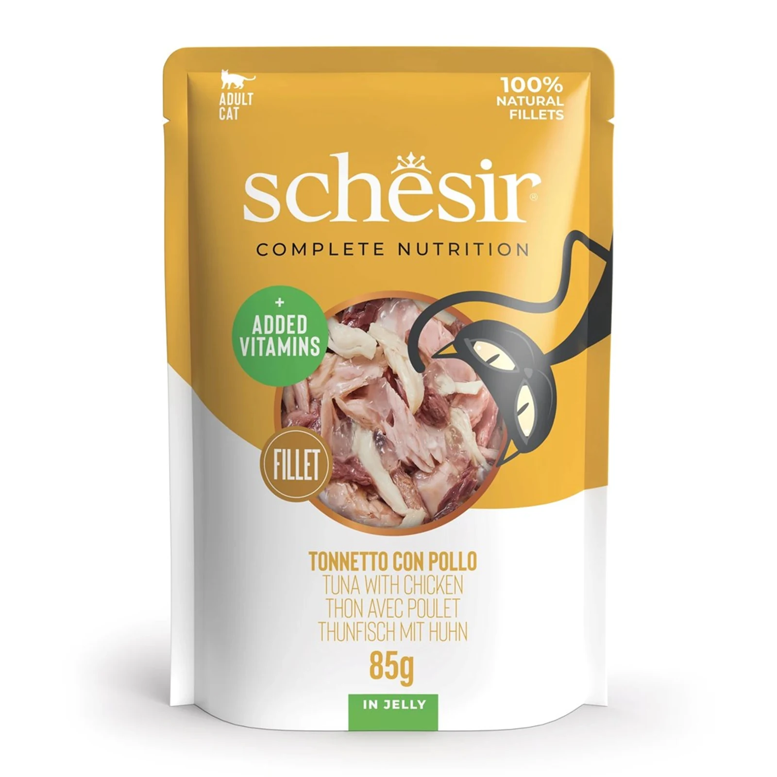 SCHESIR Adult Tuńczyk z Filecikami z Kurczaka 85g — zdjęcie 1 z 2