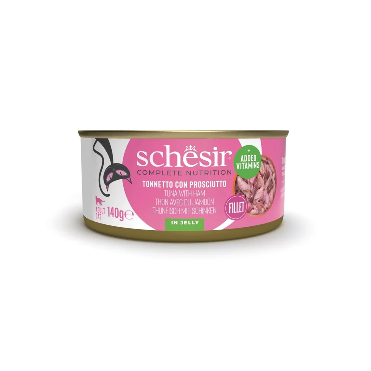 SCHESIR Adult Tuńczyk z szynką 140g