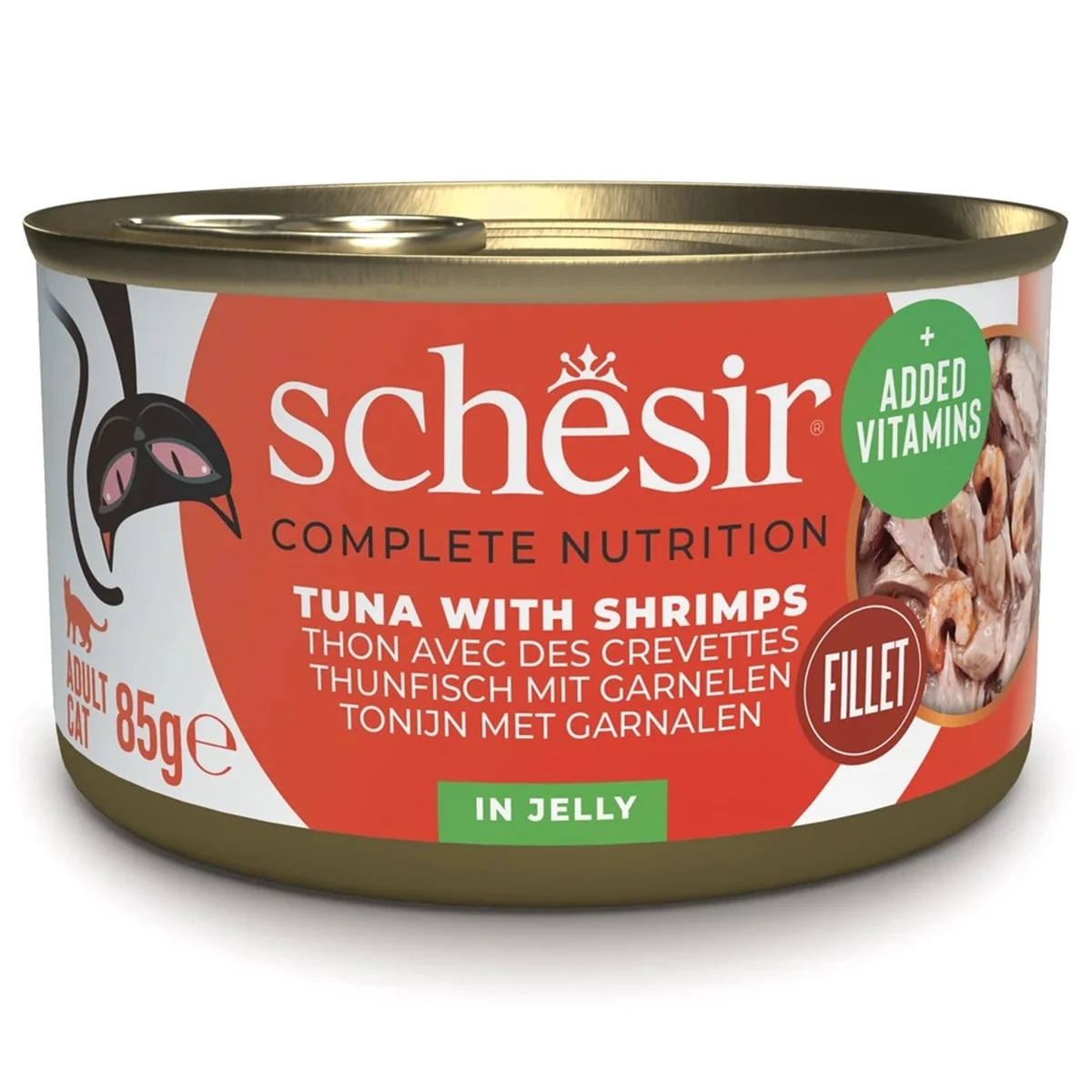 SCHESIR Adult Tuńczyk ze Krewetkami 85g