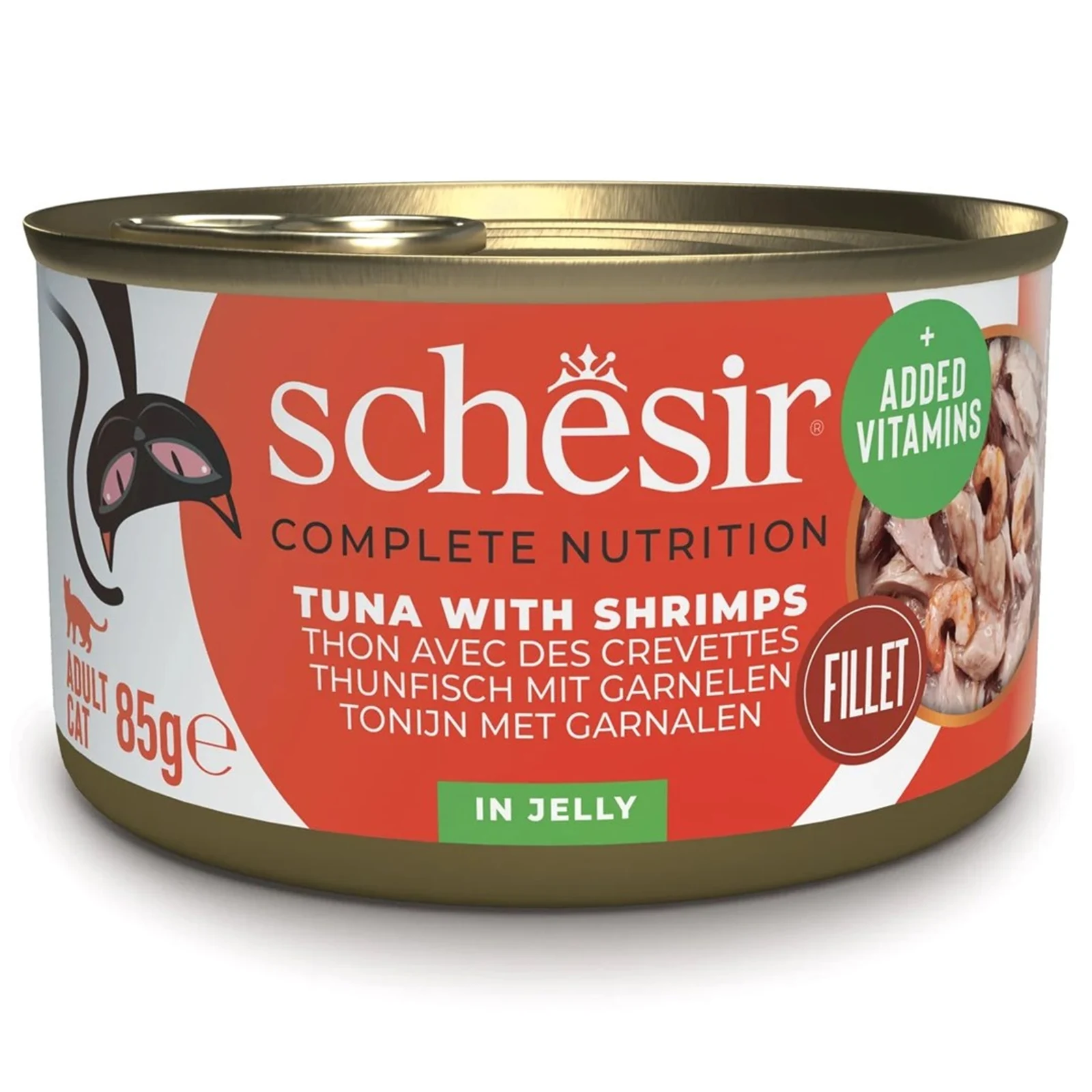 SCHESIR Adult Tuńczyk ze Krewetkami 85g — zdjęcie 1 z 2