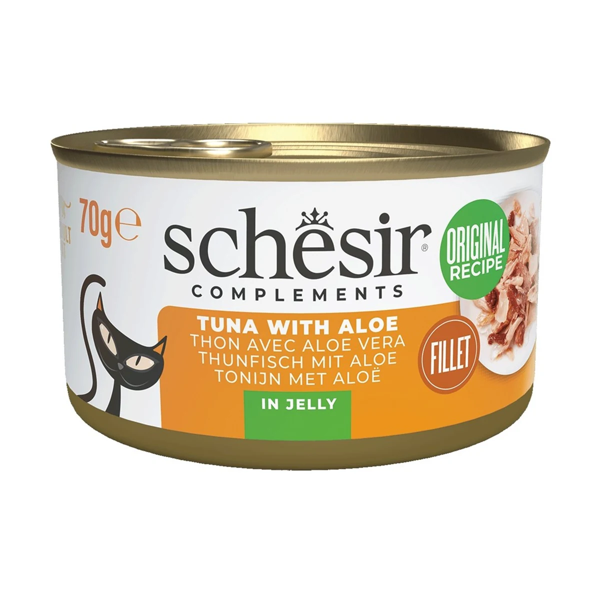 SCHESIR Adult w Galarecie Tuńczyk z Aloesem 70g