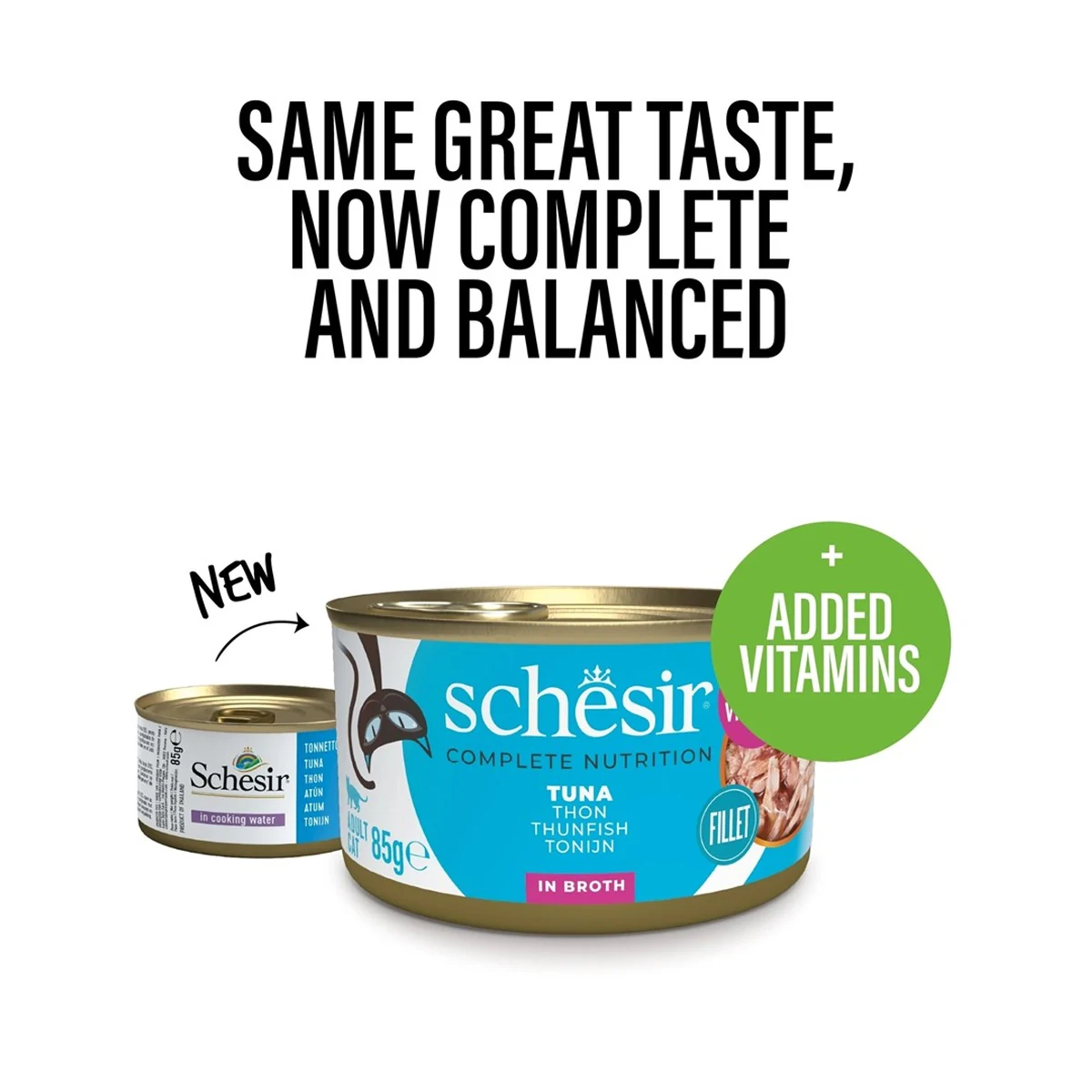 SCHESIR Adult w Naturalnym Soku Tuńczyk 85g