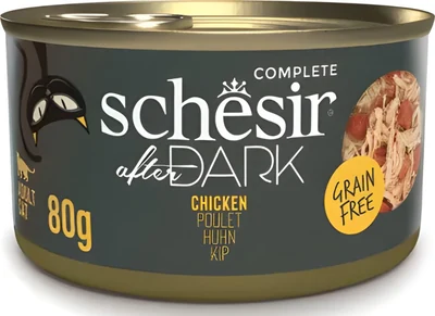 Mokra karma dla kota SchesiR After Dark z filetem z kurczaka 80g